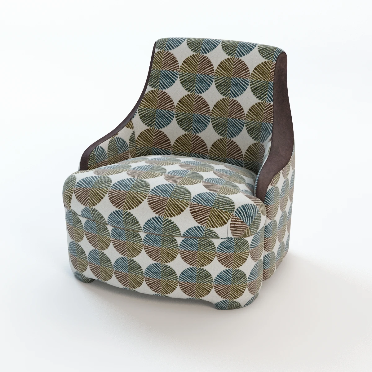 Detail Luxury Bed Room Chair V2 3D Model_06